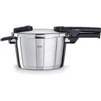 Fissler Vitaquick / Schnellkochtopf (6 L, Ø 22 cm) Edelstahl-Dampfkochtopf, 2-Garstufen, Germany - Induktion