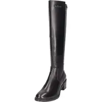 Bagatt Damenschuhe Reißverschluss Schaftstiefel Schwarz Freizeit