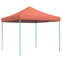 Syfax Party-Zelt 292 x 292 x 315 cm Terrakotta Oxford-Stoff