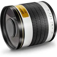Kensington pro 500/6,3 DSLR Spiegel Objektiv für MFT, Kameraobjektiv mit 500 mm Brennweite, Spiegelobjektiv für Vollformat und APS-C Kamera, hochwertiges Kamera Equipment