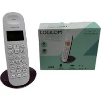 Logicom DECT ILOA 155T Solo Schnurloses Telefon mit Anrufbeantworter – Taupe