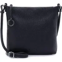 Suri Frey Umhängetasche "Umhängetasche SFY Debby", Damen, Gr. B/H/T: 29cm x 27cm x 5cm 0, blau (blau 500), Polyester, Taschen Umhängetasche