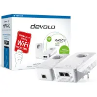 Devolo Magic 2 WiFi next Starter Kit, 1200 Mbit/s, Typ F, Gigabit Ethernet, 10,100,1000 Mbit/s, Multi User MIMO, Weiß