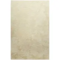 Homie Living Teppich "Pisa", beige, B:200cm H:25mm L:290cm, Polyester, Teppiche, Teppich, Hochflor, Microfaser, uni, weich, Shaggy, Wohnzimmer, Schlafzimmer