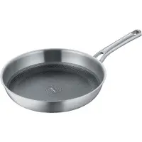 Berndes Bratpfanne, 3-Schicht-Material, Antihaftversiegelung, Pfanne mit praktischem "easy oil flow system" für perfekte Ölverteilung, Durchmesser: 20 cm