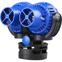 SunSun JVP-232 Strömungspumpe 15000 l/h 26 W Aquarium Pumpe mit 2 schwenkbaren Düsen, Magnethalter zur einfachen Befestigung und Durchflussregler