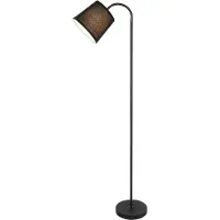 Rabalux 6640 Stehlampe Godric, E27, schwarz, rund, Modern, ø200mm