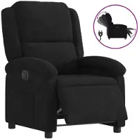 Syfax Relaxsessel Elektrisch Schwarz Samt