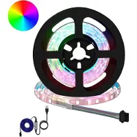 Syfax LED-Streifen 12 stk. Schwarz und Transparent