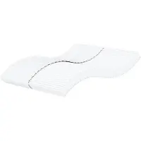 Syfax Schaumstoffmatratze Weiß 160x220 cm Härtegrad H2 H3