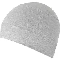Trigema Strickmütze "Soft-Cap", Mädchen, Gr. 900, grau (grau, melange), Baumwollmischung, Mützen Strickmütze