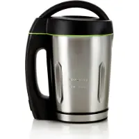 Domo DO498BL, 1,6 l, Kesselstil, Schwarz, Grün, Edelstahl, 20 min, Tasten, Kunststoff, Edelstahl