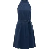 Ragwear A-Linien-Kleid "A-Linien-Kleid Angylee YOUMODO", Damen, Gr. S, N-Gr, blau (midnight), Obermaterial: 80% Viskose CV. 20% Polyester PES., Kleider A-Linien-Kleid