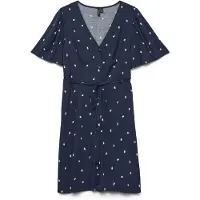 Vero Moda Alba Kurzes Kurzarmkleid