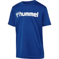 Hummel Unisex Kinder Hmllogo Jersey S/S Kids T-Shirt, True Blue, 152 EU
