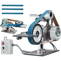 Vevor Bandpoliermaschine, 30 x 1 Zoll Bandpoliermaschine, 550 W, für die Werkzeugherstellung