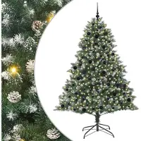 vidaXL Künstlicher Weihnachtsbaum Grün 210 cm