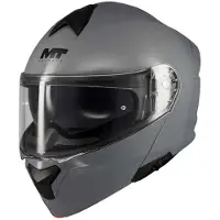 Mt Helmets Genesis Sv Pure Modularhelm Grau L Grau L