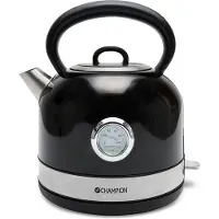Champion Wasserkocher Retro 1,7L VK401 Schwarz