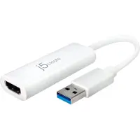J5CREATE JUA254-N USB zu HDMI Multi-Monitor Adapter, 3.2 Gen 1 (3.1 Gen 1), USB Typ-A, HDMI-Ausgang, 2048 x 1152 Pixel