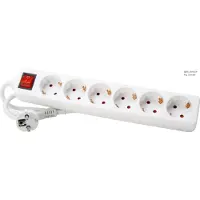 Kopp EFB-Elektronik - Steckdosenleiste - 250 V - Eingabe, Eingang Typ F - Ausgangsanschlüsse: 6 (6 x Typ F) - 1.4 m Schnur