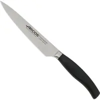 Jamon Küchenmesser der Serie Clear, 15 cm lange Klinge aus rostfreiem NITRUM und Griff aus Polypropylen (PP)