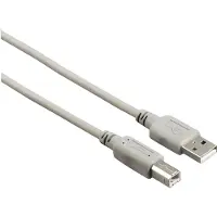 Hama 00200902, 5 m, USB A, USB B, USB 2.0, 0,48 Gbit/s, Grau