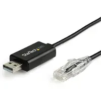 StarTech.com .com 1,8 m Cisco Console Cable USB to RJ45 - USB auf RJ45, RJ-45, USB 2.0 Type-A, 1,8 m, Schwarz