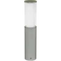 Albert 690545 Sockelleuchte Typ Nr. 0545 - Farbe: Silber, für 1 x Lampe max. 20 W, E27, 2 Ersatzgläser: 90260370+90210309