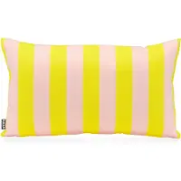 Hock Dekokissen H.O.C.K., bunt (gelb rosé, gestreift), B:30cm H:10cm L:50cm, Bezug: 100% Polyacryl, Dekokissen_Sitzkissen_Kissenhüllen, Dekokissen