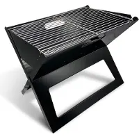 Maestro MR-1011, Grill, Holzkohle + Brennholz, Draußen, Feuerrost, Schwarz, Rechteckig