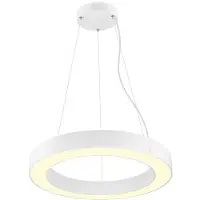 SLV Weiße Pendelleuchte Medo Ring 60 Ø 60cm