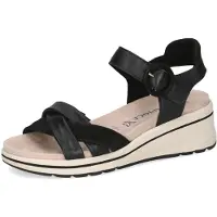 Caprice Damen Komfort Sandalen 9-28304-46 Schwarz