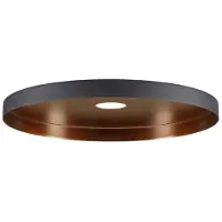 SLV 1010096 LALU PLATE 33, Leuchtenschirm, E27 Base, Mix&Match, H: 1.5 cm, schwarz / bronze