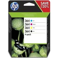 HP 364 Tintenpatronen, Multipack 4 Farben, Original, DeskJet 3070A, Photosmart 5525/6525