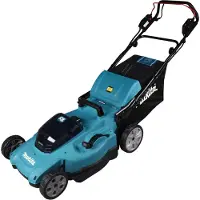 Makita 53 cm Selbstfahrender Rasenmäher 2x18V 2 Akkus BL1850B + Ladegerät DC18SH - DLM539CT2