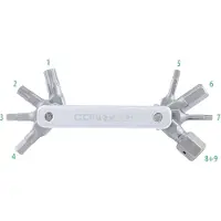 Contec Tfr Buster 9 Multitool Silber Silber One Size