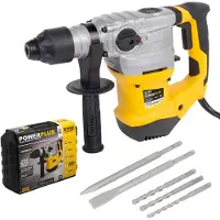 Powerplus Powx1195 1500w Bohrhammer Silber One Size / EU Plug Silber One Size