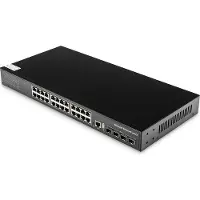 Cudy GS5024S4, Managed, L3, Gigabit Ethernet (10/100/1000), Rack-Einbau