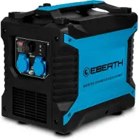 Eberth 2000 Watt Inverter Stromerzeuger leise, Notstromaggregat mit 3 PS Benzinmotor, 4-Takt, Stromgenerator mit 2x 230V und 2x USB Anschluss