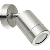 Goldlux Olimp Außen-Garten-Wandleuchte 1xGU10 Edelstahl IP44 208842