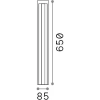Ideal Lux Moderne Stehleuchte Kurt Metall Kaffee 1 Licht 12W 3000K Warmes Licht
