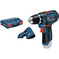 Bosch Bohrmaschine GSR 12V-15, 12 V, 30 Nm, 10 mm Auto-Lock Bohrfutter, L-Boxx Version (ohne Akku/Ladegerät)