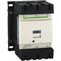 Schneider Electric Leistungsschütz LC1D 3p, +1S+1Ö, 55 kW, 115 A, 400 V AC3, Spule 500 V AC LC1D115S7