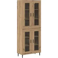 Syfax Highboard 2 stk. Artisan-Eiche 69,5 x 34 x 180 cm Holzwerkstoff