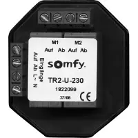 Somfy 1822099 TR2-U-230 - Trennrelais Unterputz für 1-2 Antriebe