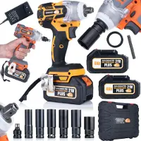 Rosfix Orange Doberman 21V Akkuschlagschrauber – 350Nm Drehmoment | 2x 4000mAh Li-Ionen-Akku, Schnellladegerät | Bau- und Reparaturarbeiten