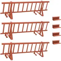 Syfax Schneefanggitter Rot 300 x 29,5 x 34,5 cm Stahl