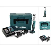 Makita DTL 061 RFJ Akku Winkelschlagschrauber 18V 1/4" 60Nm + 2x Akku 3,0Ah + Ladegerät + Makpac
