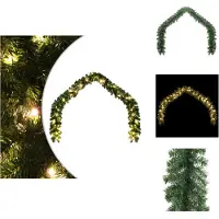vidaXL Weihnachtsgirlande mit LED-Lichtern 10 m - Weihnachtsbeleuchtung